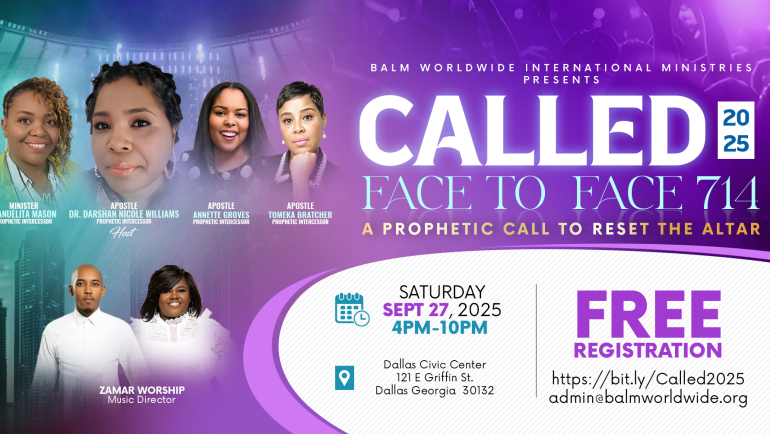 CALLED 2025 | FACE TO FACE 714 | APROPHETIC CALL TO RESET THE ALTAR